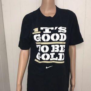 Men’s vanderbilt it’s good to be gold T-shirt Med.